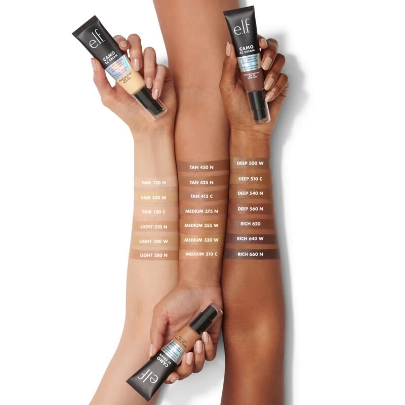 CAMO CC CREAM Elf Base de cobertura completa correctora de color con SPF 30 - Imagen 2