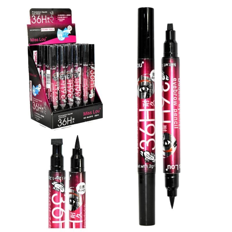DELINEADOR DE OJOS CON SELLO MISS LOU 36H 2 EN 1 - Imagen 2