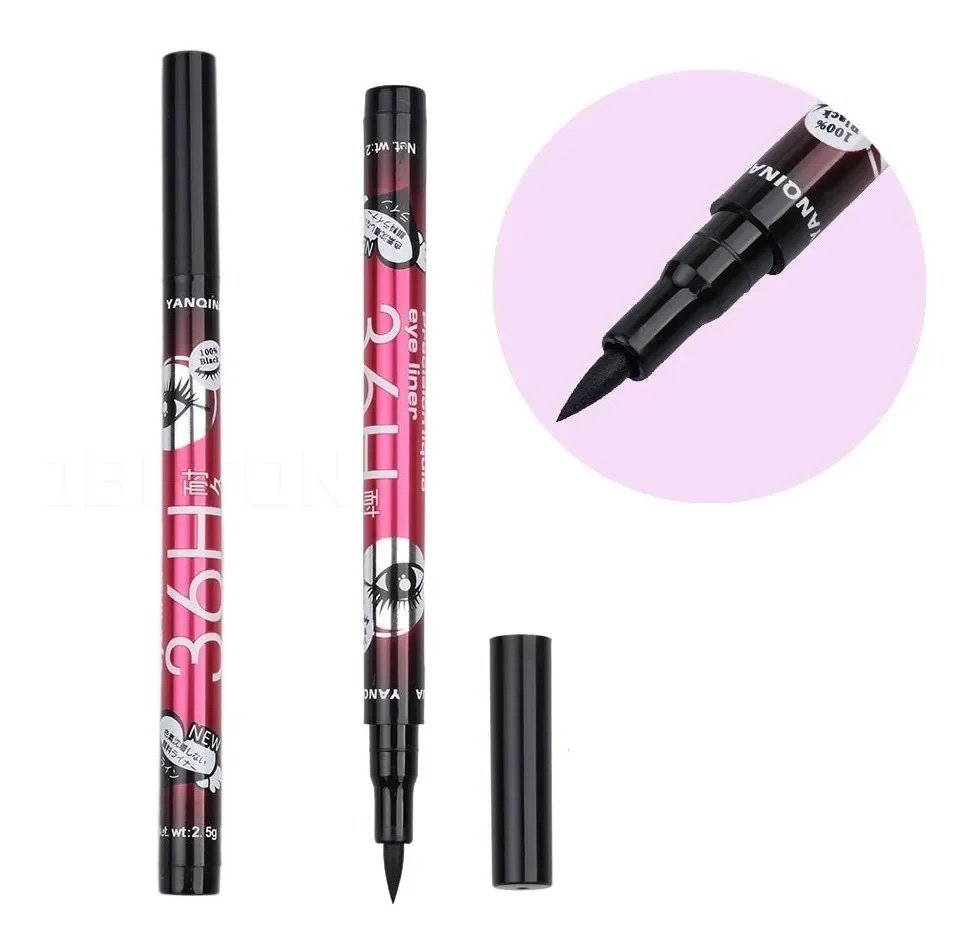 DELINEADOR DE OJOS CON SELLO MISS LOU 36H 2 EN 1