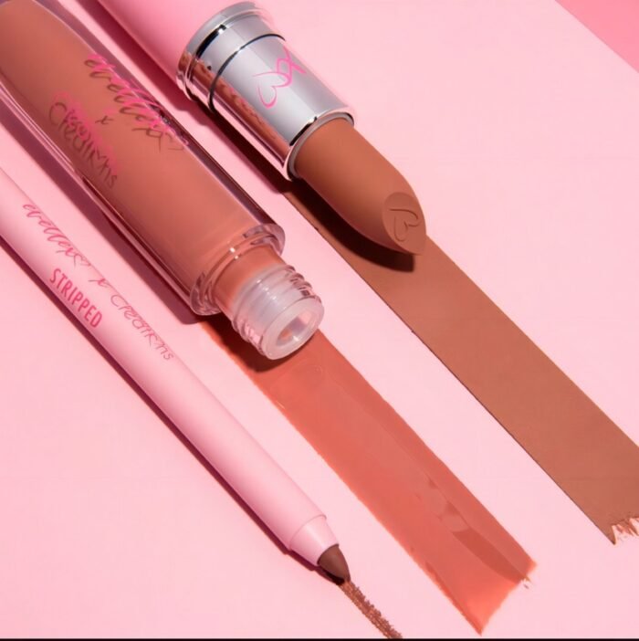 Set De Labiales 3pz Mod.evettexo Lip Trio Beauty Creations® - Imagen 3
