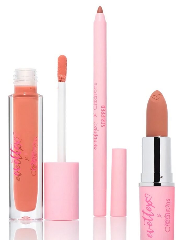 Set De Labiales 3pz Mod.evettexo Lip Trio Beauty Creations® - Imagen 2