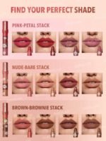 SHEGLAM Mega Lip Stacks 4 en 1 Kit de lápiz labial - Imagen 4