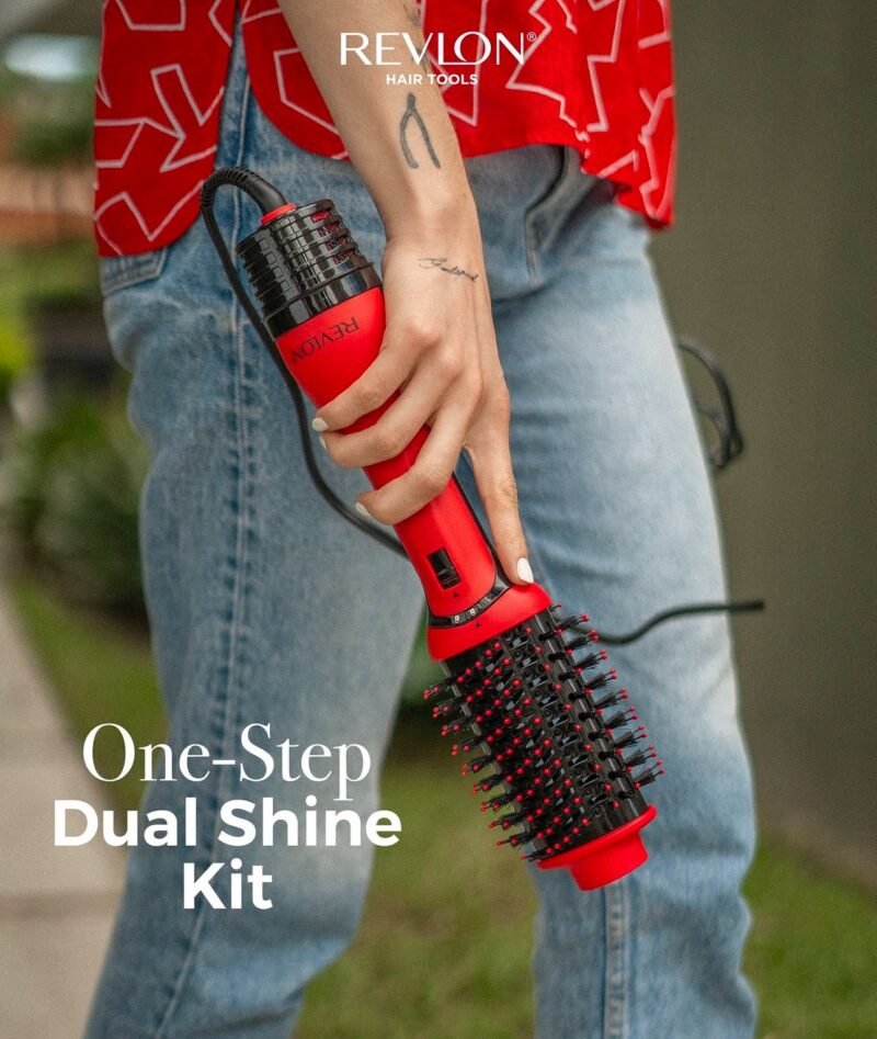 Revlon One-Step Dual Shine con SmoothStay y Aceite de Coco