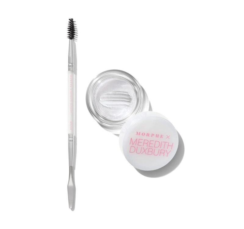 Duxbury Brow Sculpting Wax And Brush Duo - Morphe X Meredith / Set de Cera o gel para cejas y Aplicador de dos puntas