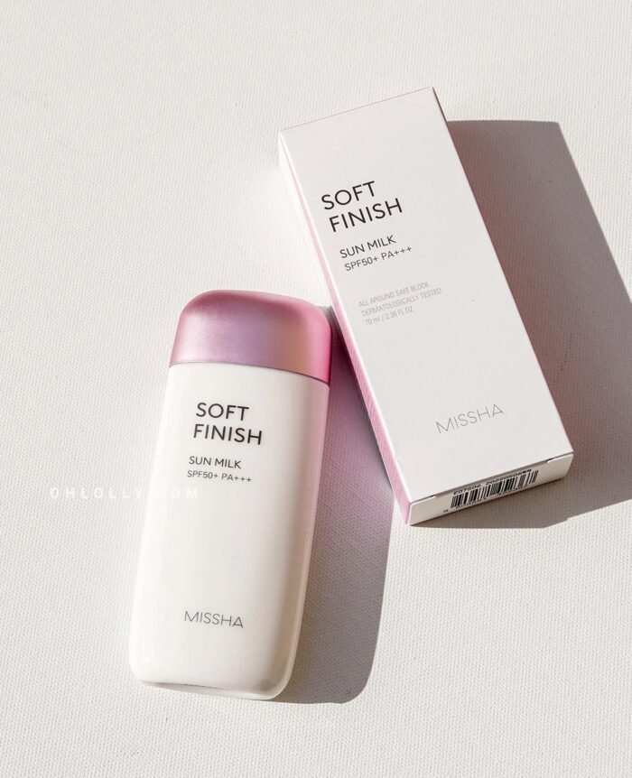 Missha All Around Safe Block Soft Finish Sun Milk SPF50+ PA+++ - Imagen 2
