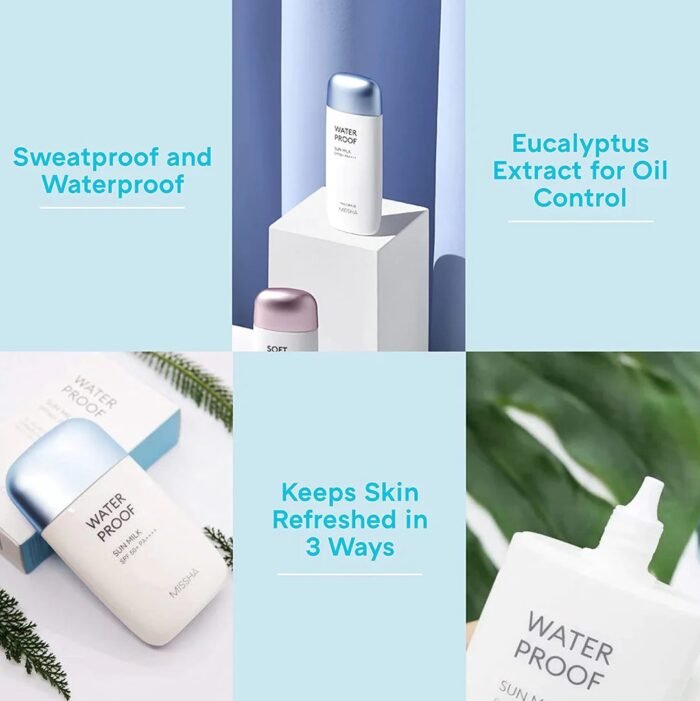 Missha All Around Safe Block Waterproof Sun Milk SPF50+ PA++++ - Imagen 3