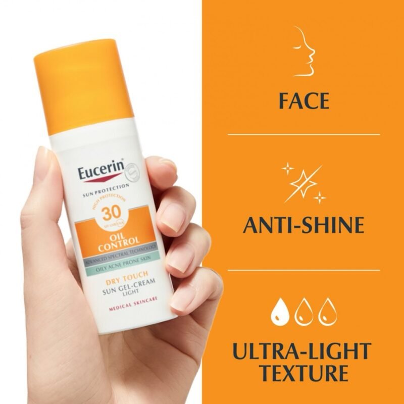 Eucerin Sun Oil Control Gel-Cream Dry Touch SPF30 50ml - Imagen 2