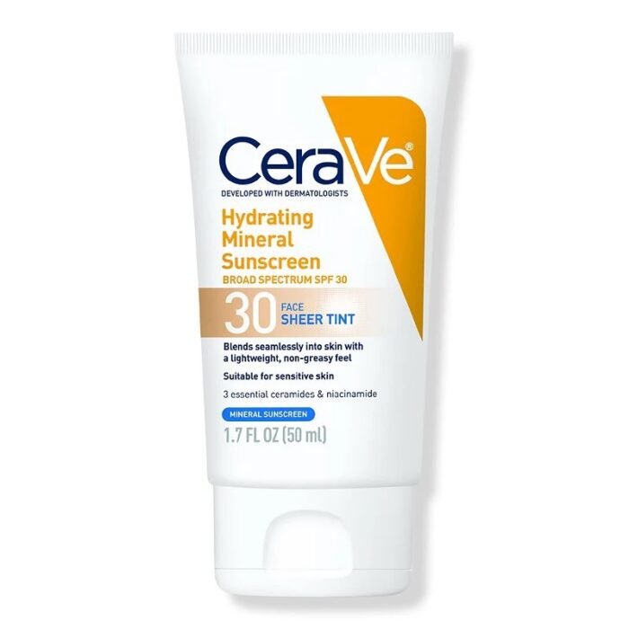 Cerave Hydrating Mineral Tinted Sunscreen SPF30 50ml - Imagen 1