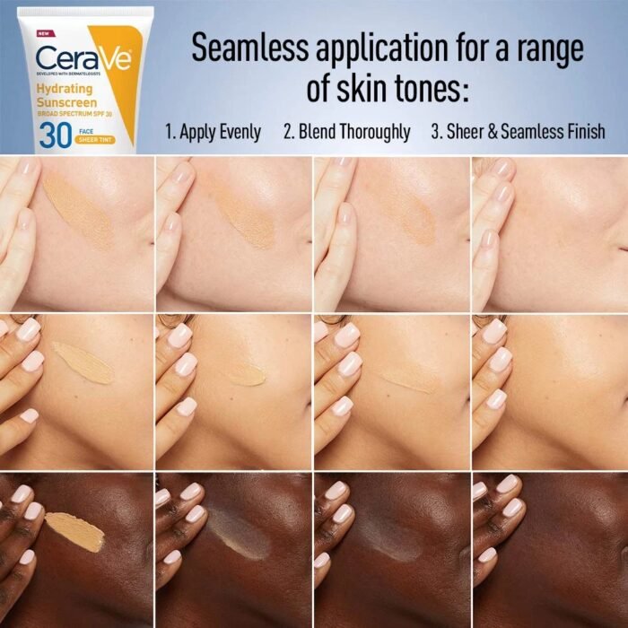 Cerave Hydrating Mineral Tinted Sunscreen SPF30 50ml - Imagen 3