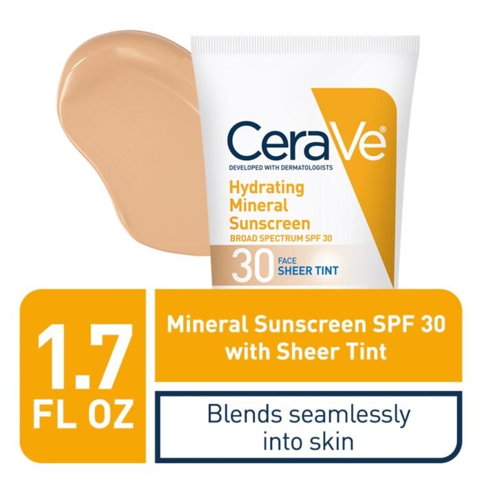 Cerave Hydrating Mineral Tinted Sunscreen SPF30 50ml - Imagen 2
