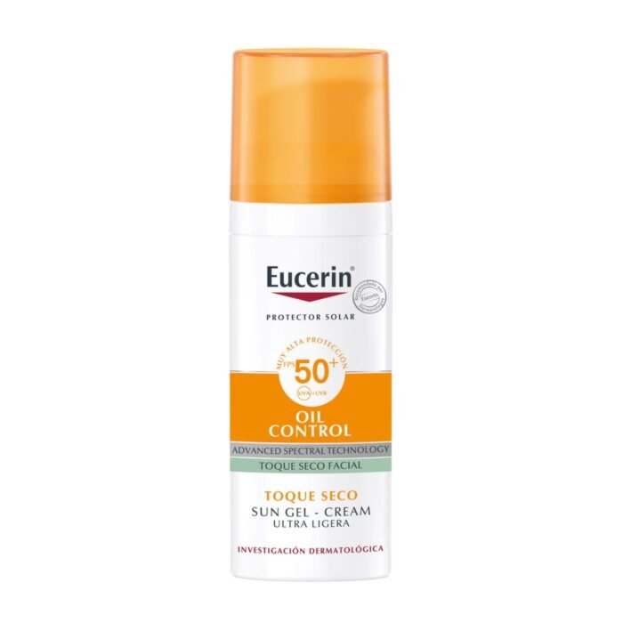 Eucerin Sun Oil Control Gel-Cream Dry Touch SPF50+ 50ml - Imagen 1