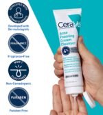 CeraVe Acne Foaming Cream Cleanser  150ml al 4% - Imagen 3