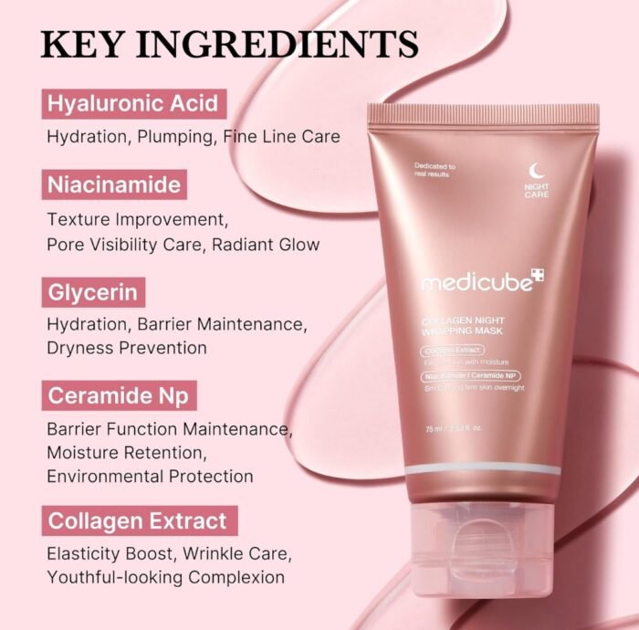 MEDICUBE COLLAGEN NIGHT MASK - Imagen 4