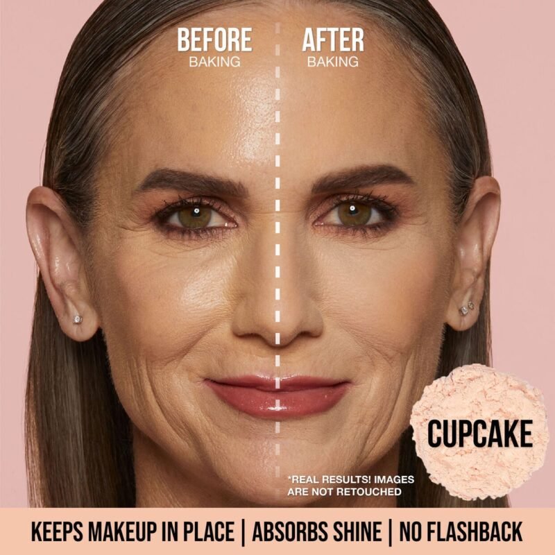 Polvos traslúcido Easy Baker Loose Baking & Setting Powder - Huda Beauty - Imagen 4