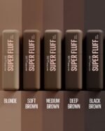 MAYBELLINE Super fluff Brow Mousse (negro )