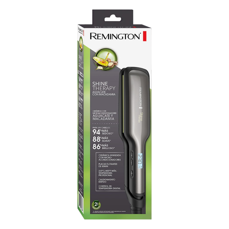 Plancha Alisadora Remington Shine Therapy Gruesa