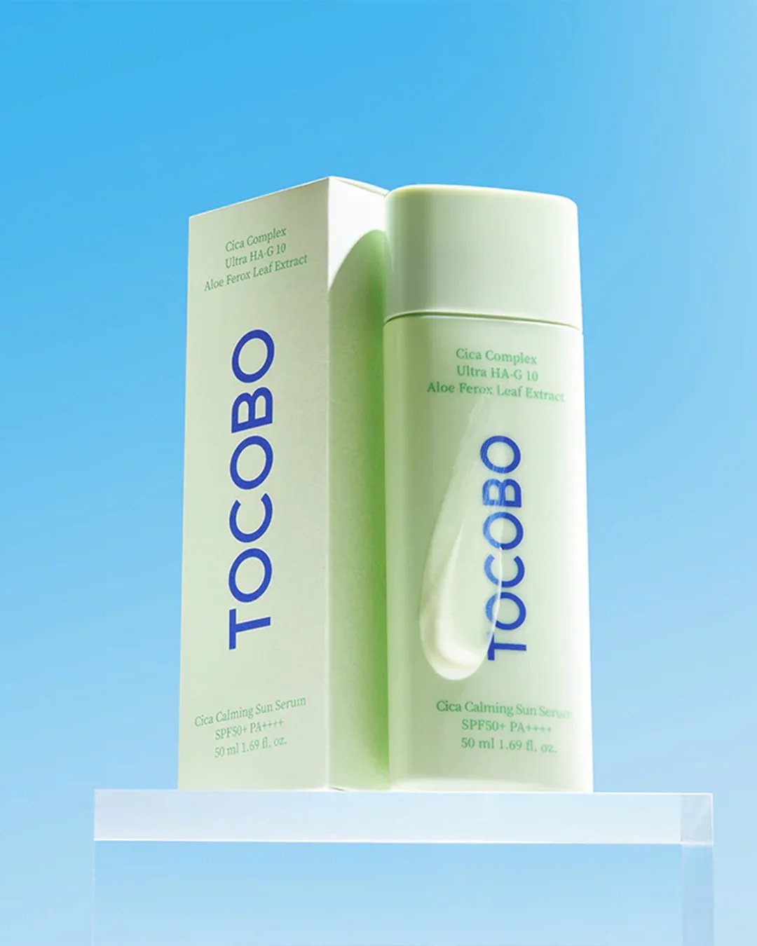 img_3408 TOCOBO - Cica Calming Sun Serum SPF50+ PA++++ - Imagen 3