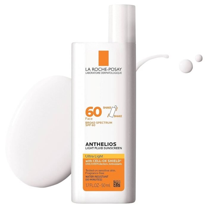 La Roche-Posay Anthelios Light Fluid Face SPF 60 – Protección Avanzada para Piel Sensible - Imagen 1