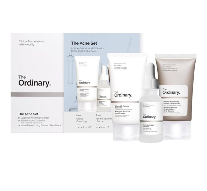 The Ordinary – The Acne Set kit de cuidado de piel pieles acneicas
