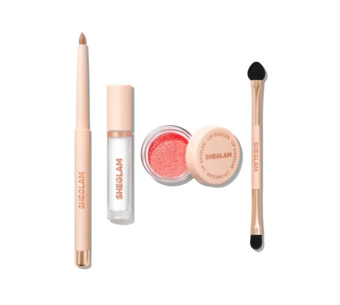 SHEGLAM Lip Dazzler – Kit de Brillo con Glitter para Labios - Imagen 1