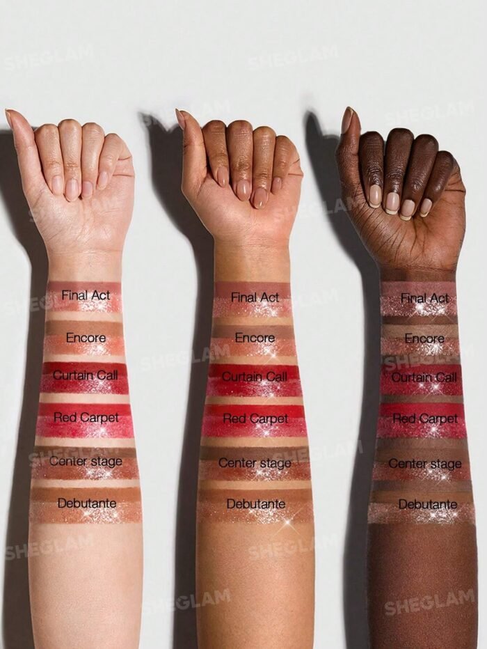 SHEGLAM Lip Dazzler – Kit de Brillo con Glitter para Labios - Imagen 3