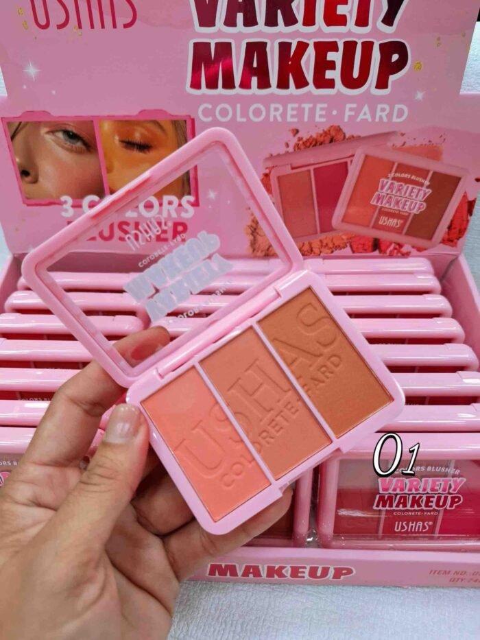 USHAS Blush 3 colores - Imagen 1