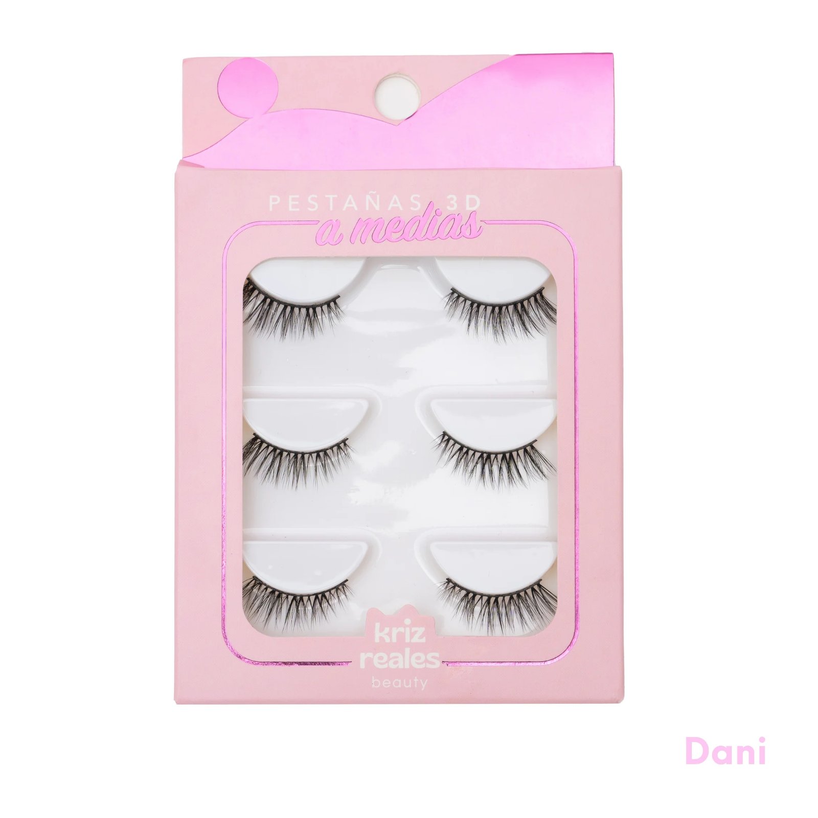 img_0256-3 Pestañas 3D A Medias – Kriz Reales Beauty - Imagen 1