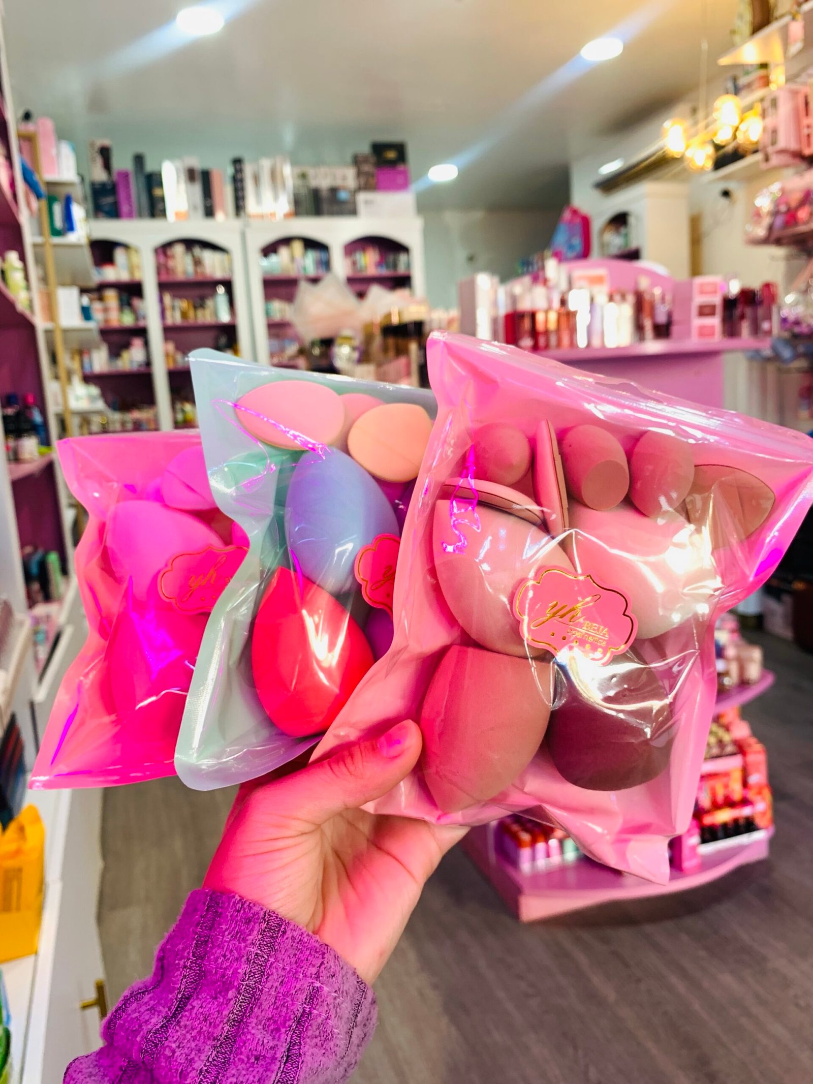 img_2949-2 Kid de esponjas + borla, Yh Beja Cosmetics - Imagen 1