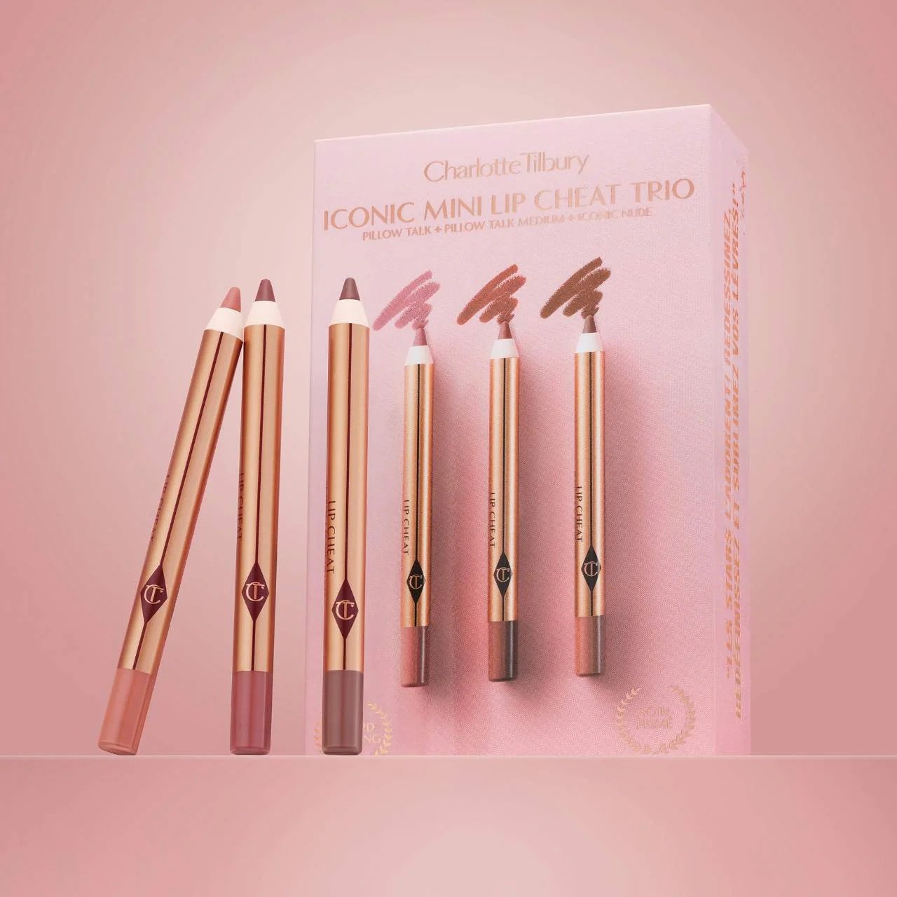 img_0348-3 Charlotte Tilbury Mini Iconic Lip Cheat Lip Liner Trio - Imagen 1