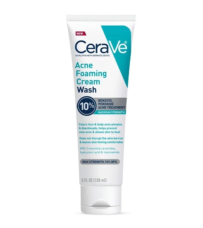 CeraVe Acne Foaming Cream Cleanser 10%